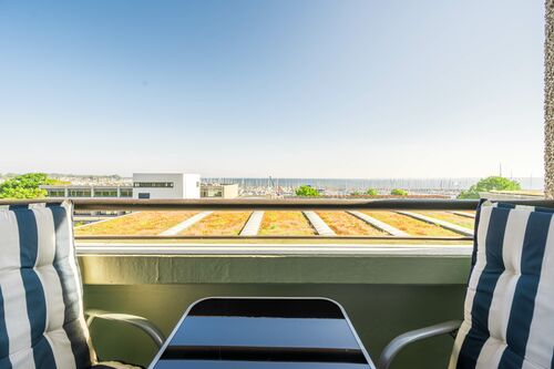 Balkon mit Meerblick